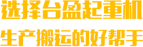 选择台盈起重机生产搬运的好帮手